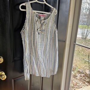 Alain Multicolor Striped Tank Top